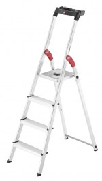 HAILO L60 STANDARDLINE - ALUMINIUM SAFETY HOUSEHOLD LADDER 4 STEPS - 8160-407 HAILO L60 STANDARDLINE - ΣΚΑΛΑ ΑΛΟΥΜΙΝΙΟΥ ΑΣΦΑΛΕΙΑΣ ΟΙΚΙΑΚΗΣ ΧΡΗΣΗΣ ΜΕ 4 ΣΚΑΛΟΠΑΤΙΑ - 8160-407