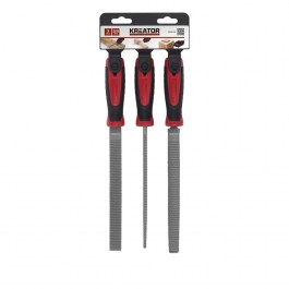 KREATOR WOOD RASP SET 3PCS 200mm KRT453104 KREATOR ΣΕΤ ΡΑΣΠΕΣ 3PCS 200mm KRT453104