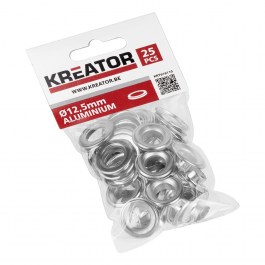 KREATOR SET EYELETS ALUMINIUM  12.5mm 25PCS KRT616110 KREATOR ΣΕΤ ΧΑΛΚΑΔΕΣ ΑΛΟΥΜΙΝΙΟΥ 12.5mm 25PCS KRT616110