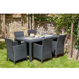 KETER QUARTET TABLE RESIN GRAPHITE KETER QUARTET ΤΡΑΠΕΖΙ ΕΞΩΤΕΡΙΚΟΥ ΧΩΡΟΥ ΑΠΟ ΡΗΤΙΝΗ ΣΕ ΧΡΩΜΑ ΓΡΑΦΙΤΗ