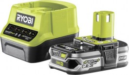 RYOBI ONE+ FAST STARTER KIT RC18120-125 RYOBI ONE+ ΓΡΗΓΟΡΗ ΜΠΑΤΑΡΙΑ 2.5Ah ΚΑΙ ΦΟΡΤΙΣΤΗΣ STARTER KIT RC18120-125