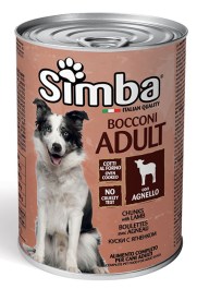 SIMBA DOG CHUNKS WITH LAMB 12 TINS (12x 1230GR) 09140 SIMBA DOG CHUNKS ΜΕ ΑΡΝΙ 12 ΚΟΝΣΕΡΒΕΣ (12x 1230GR) 09140