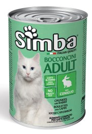 SIMBA CAT CHUNKIES WITH RABBIT 415GR 8009470009089 SIMBA  ΚΟΜΜΑΤΑΚΙΑ ΓΙΑ ΓΑΤΕΣ ΜΕ ΚΟΥΝΕΛΙ 415GR 8009470009089