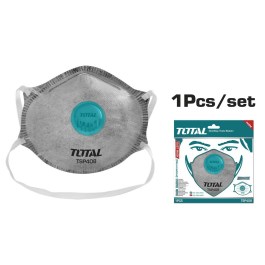 TOTAL DUST MASK FFP2 WITH FILTER TSP408 TOTAL ΜΑΣΚΑ ΠΡΟΣΤΑΣΙΑΣ 1 ΧΡΗΣΗΣ FFP2 ΜΕ ΦΙΛΤΡΟ ΑΝΘΡΑΚΑ TSP408