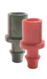 PLUNGER (ADAPTOR) FOR PVC MINI PIPE - TUBE 6mm ΥΠΟΔΟΧΗ - ΣΥΝΔΕΣΜΟΣ ΓΙΑ ΛΑΣΤΙΧΟ ΠΟΤΙΣΜΑΤΟΣ 6mm