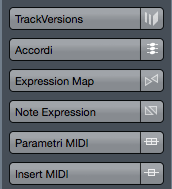 sampler track inspector cubase pro 9 gestione MIDI