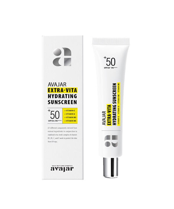 Увлажняющий солнцезащитный крем Avajar Extra-Vita Hydrating Sunscreen SPF 50+ PA++++ (45 ml)