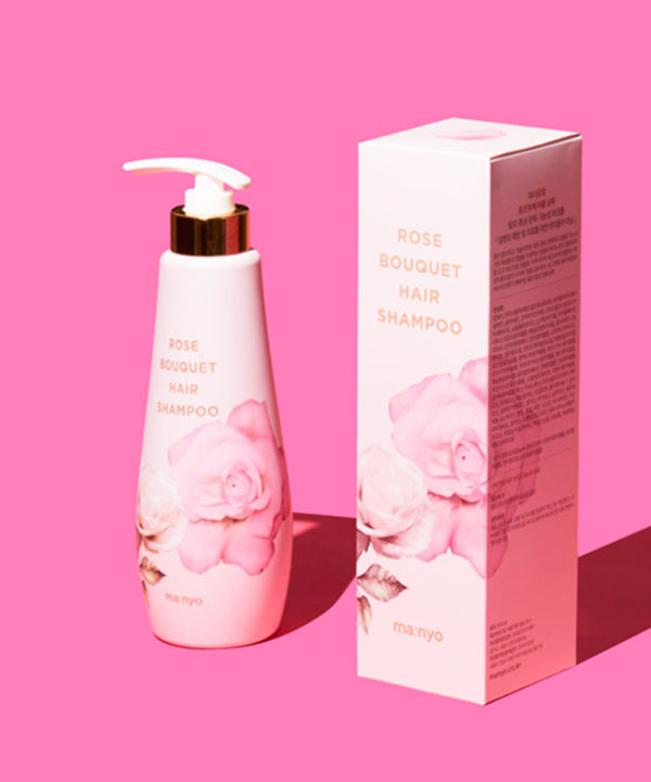 Шампунь против выпадения волос с ароматом розы Manyo Rose Bouquet Hair Shampoo (500 ml)