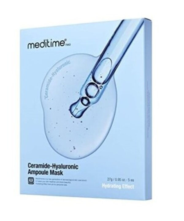 Увлажняющая маска с керамидами Meditime Ceramide-Hyaluronic Ampoule Mask (1шт)