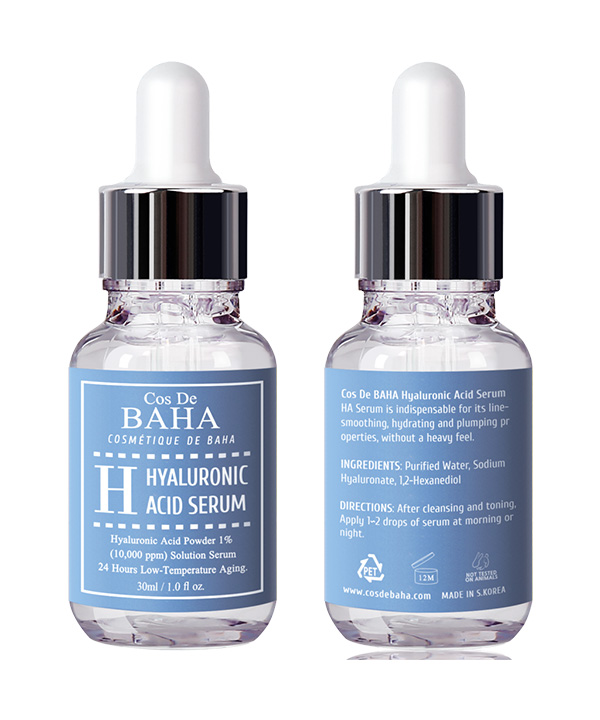 Сыворотка от морщин с гиалуроновой кислотой Cos De BAHA Pure Hyaluronic Acid Serum (30 ml)