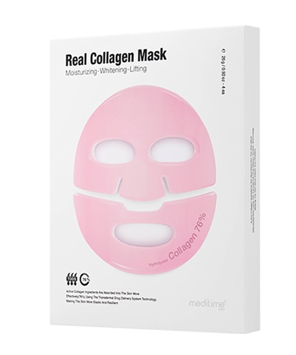 Лифтинг маска для лица с коллагеном Meditime NEO Real Collagen Mask