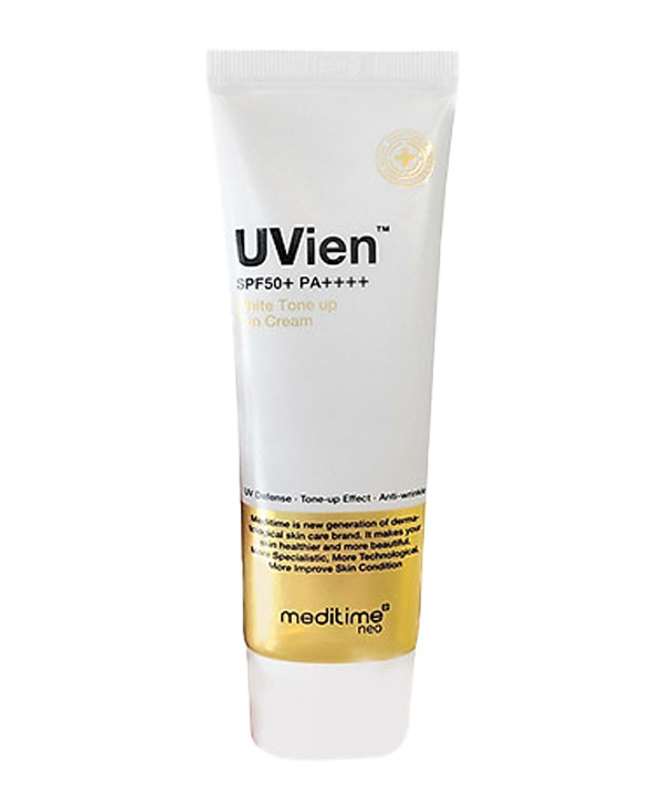 Универсальный солнцезащитный крем Meditime Neo Uvien White Tone Up Sun Cream SPF 50+ PA++++