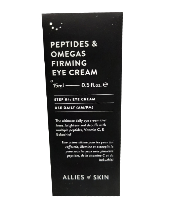 Укрепляющий крем для кожи вокруг глаз с пептидами и омега-комплексом Allies of Skin Peptides & Omegas Firming Eye Cream (15 ml)