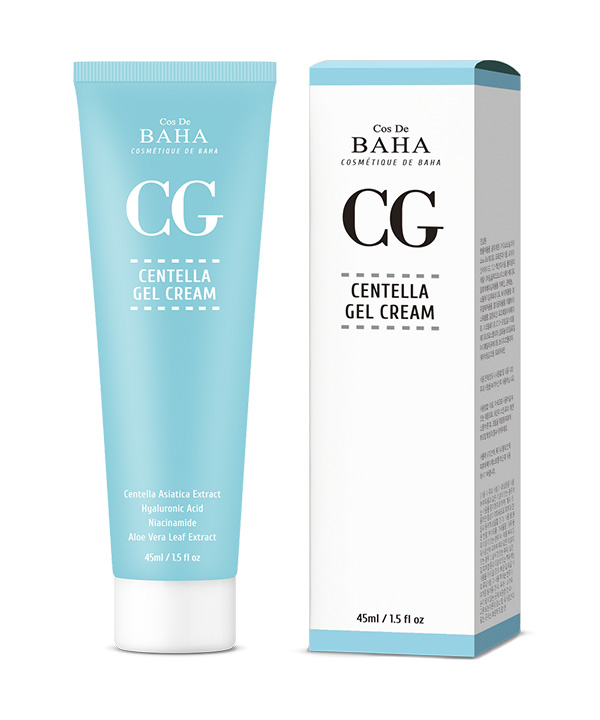 Крем-гель для лица восстанавливающий Cos De BAHA Centella Gel Cream (45 ml)