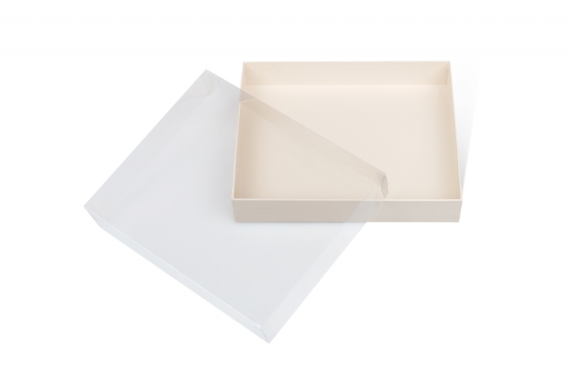 подарочная коробка с прозрачной крышкой дизайнерская