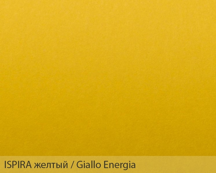 Дизайнерская бумага Ispira - цвет желтый