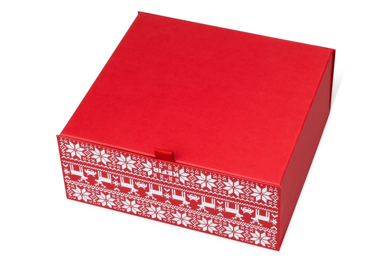 подарочная коробка с магнитом в Москве новогодняя