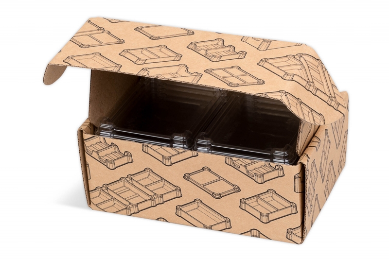 картонные коробки с логотипом в Москве на заказ