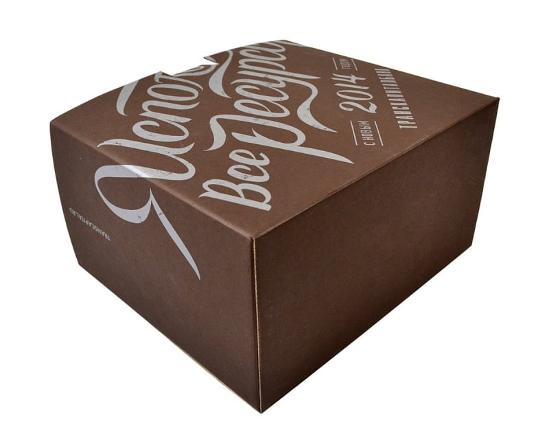 Упаковка подарочная, коробка сборная на заказ