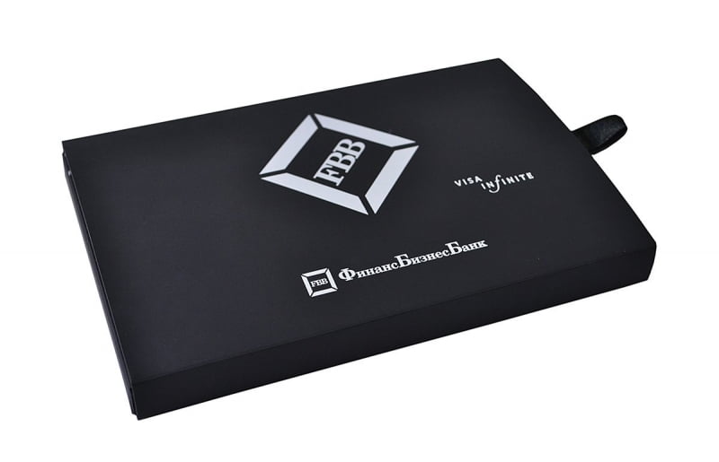 коробка-слайдер из дизайнерского картона премиум класса