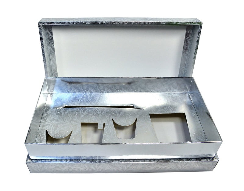 Печать на коробках из металлизированного картона