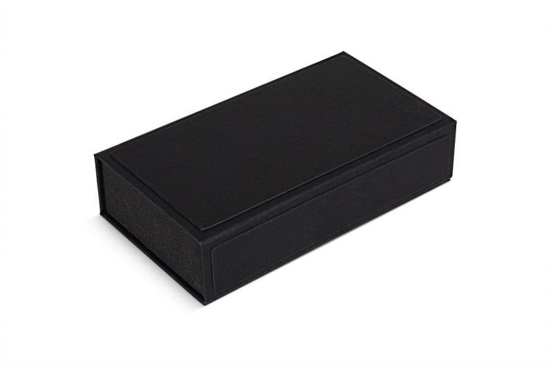 упаковка для пластиковой карты из черного картона 