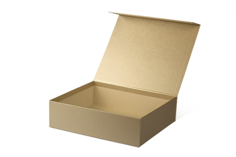 подарочные упаковки - золотые коробки