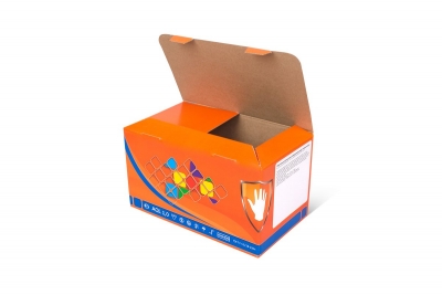 Коробка из МГК под медицинские перчатки в Москве – производство на заказ