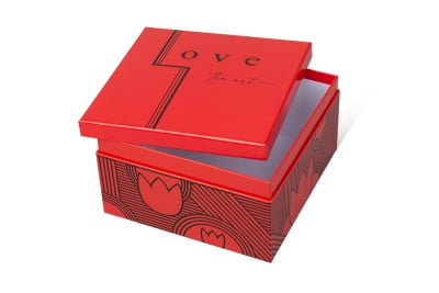 Коробка подарочная крышка-дно для саше наборов в Москве – производство на заказ