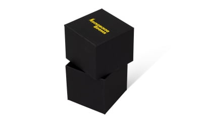 Подарочная кашированная коробка для часов в Москве – производство на заказ