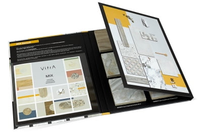 Папка кашированная для образцов плитки Vitra в Москве – производство на заказ
