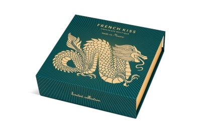 Кашированная коробка для лимитированного набора конфет от French Kiss в Москве – производство на заказ