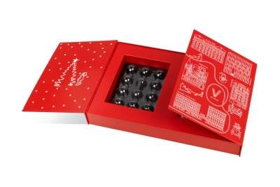 Коробка со створками для набора конфет в Москве – производство на заказ