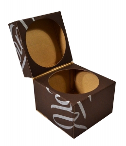 Самосборная подарочная коробка из экологичных материалов  в Москве – производство на заказ