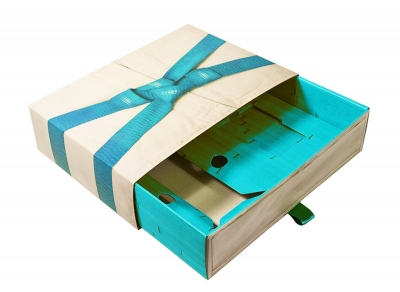 Брендированная коробка-пенал из МГК с ложементом для GPS, чехла и z-кард в Москве – производство на заказ