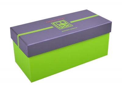 Фирменная коробка крышка-дно для образцов продукции в Москве – производство на заказ