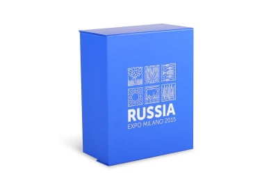Кашированная коробка на магните для сувенирной посуды в Москве – производство на заказ