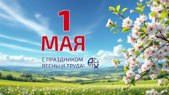 Поздравляем с праздником весны и труда — 1 мая!