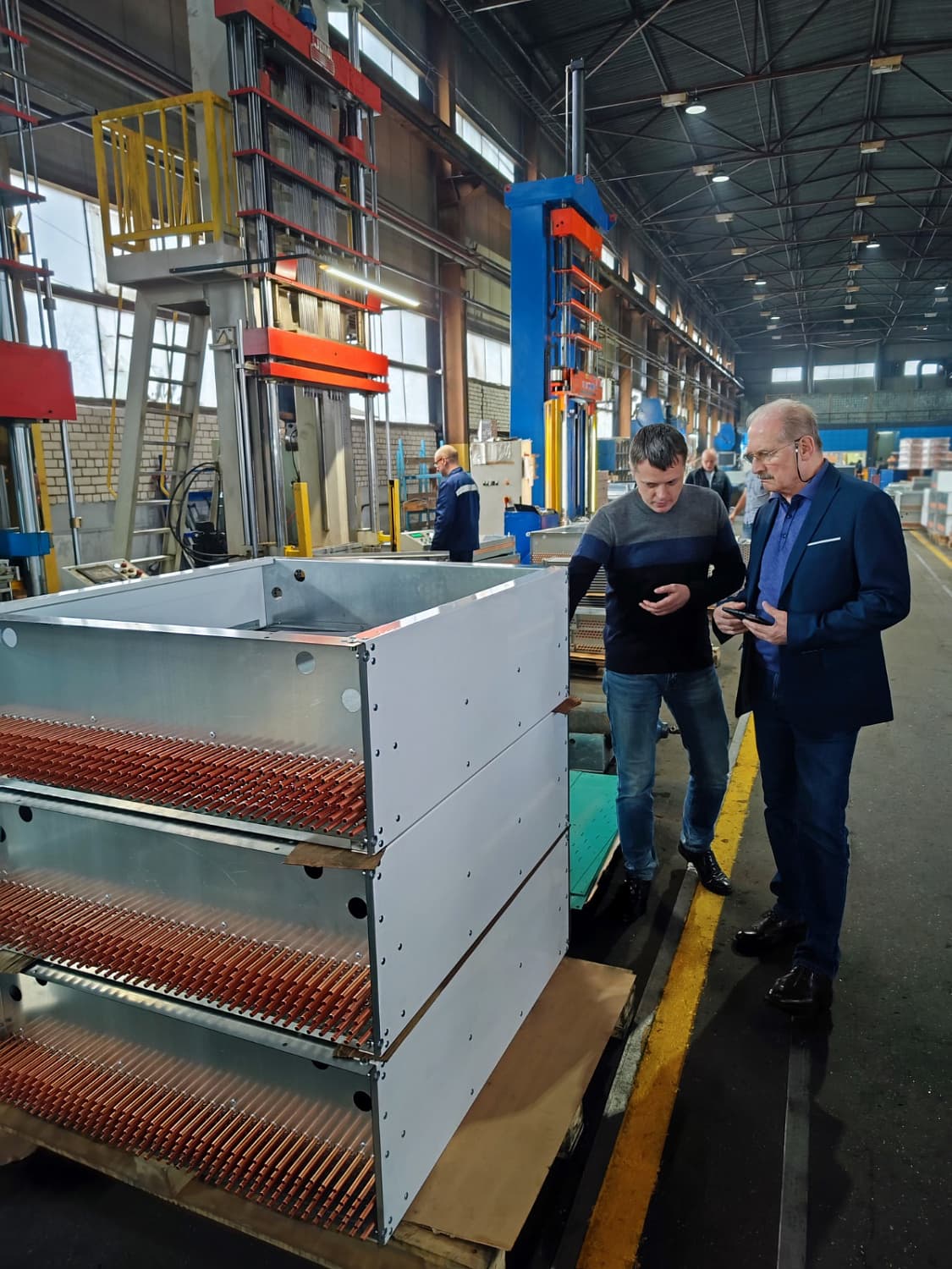 Руководство Россоюзхолодпрома посетило завод теплообменного оборудования CWC