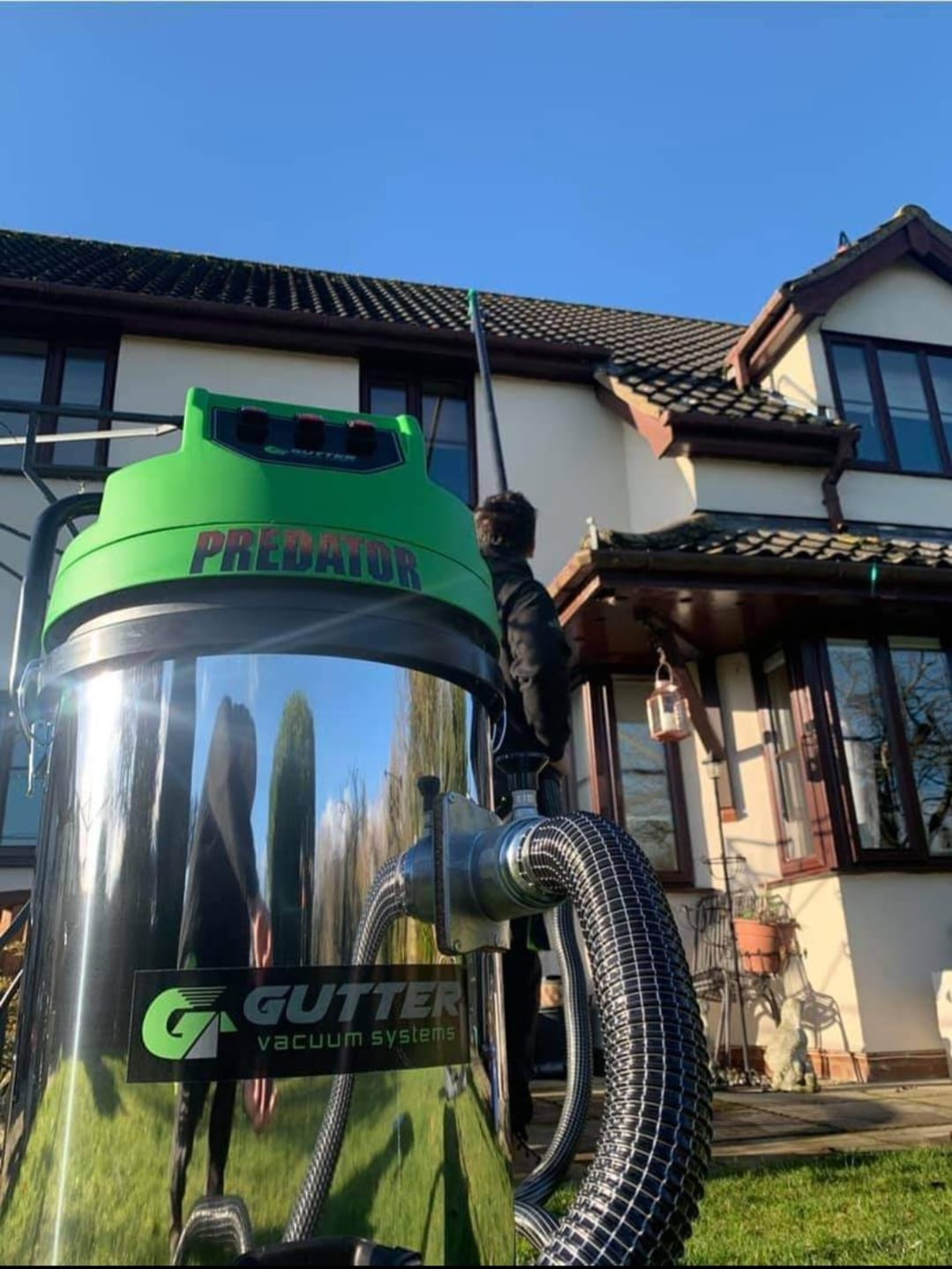 SG Roof Clean - Gutter Cleaning waste residue stored and disposed of by us.