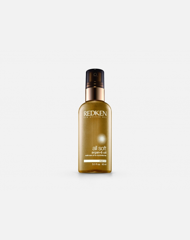 Redken All Soft Argan-6 Oil 90Ml Olio idratante Capelli Secchi e Fragili