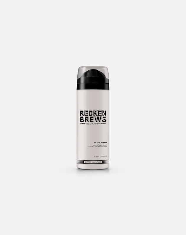 Redken Brews Shave Shave Foam 200Ml Schiuma barba pelle sensibile