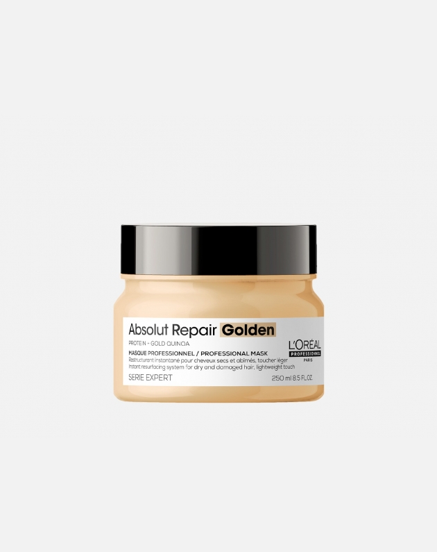 L'oréal Professionnel Serie Expert Absolut Repair Golden Masque 250ML Maschera Ristrutturante Capelli Danneggiati Fini