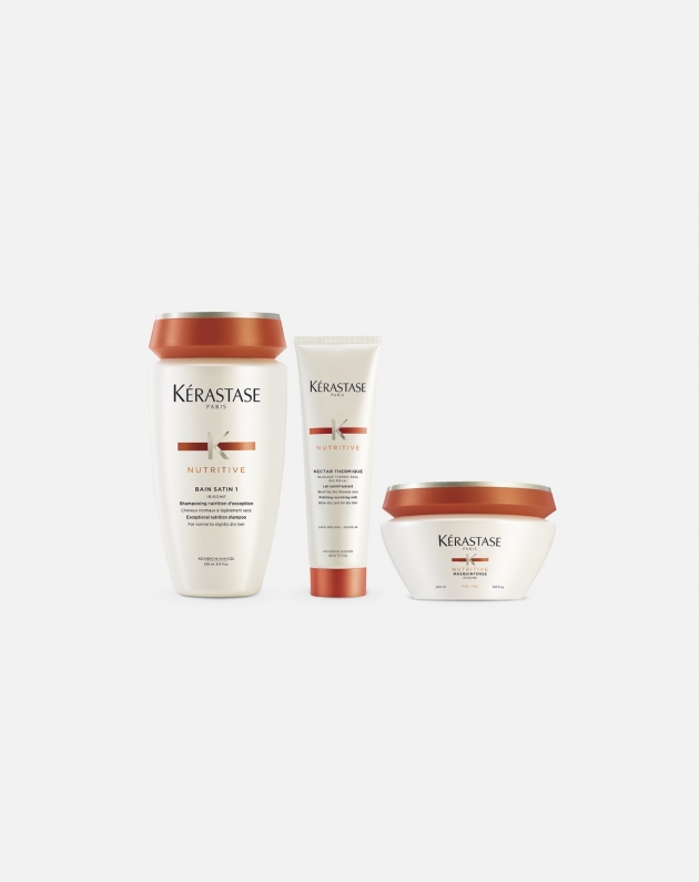 Kit Kérastase Nutritive capelli fini - shampoo + maschera + termoprotettore