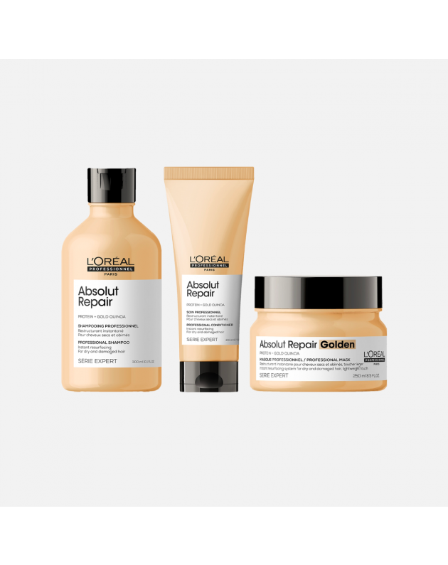 Kit L'Oreal Serie Expert Absolut Repair shampoo + balsamo + maschera