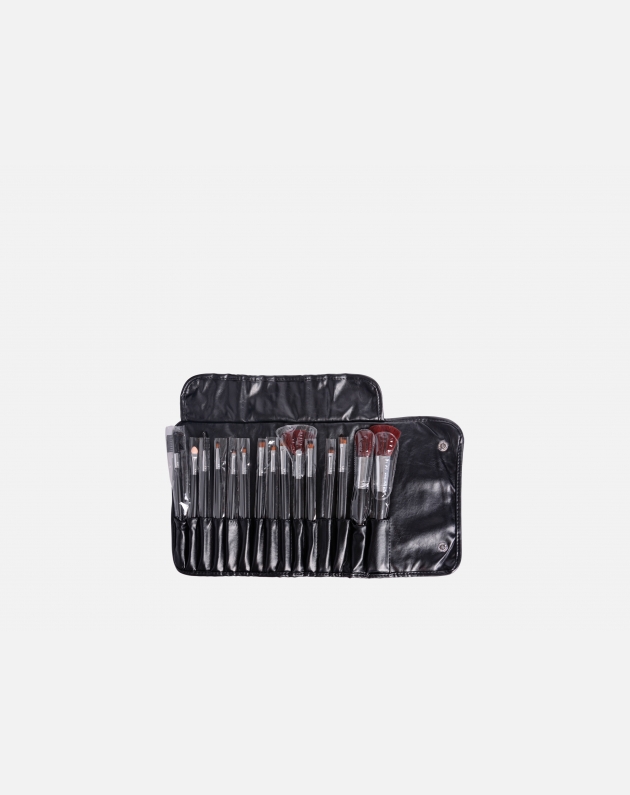 Bifull Set Astuccio 15 Pennelli Make Up Setole Sintetiche