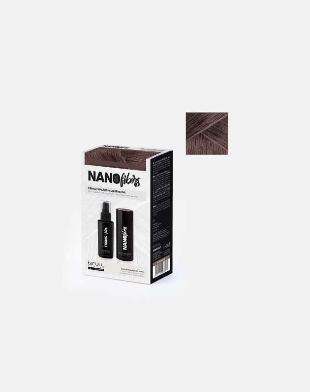Bifull Fibre Capillari Con Cheratina Nano Fibers E Spray Fissatore Rossiccio 25 Gr