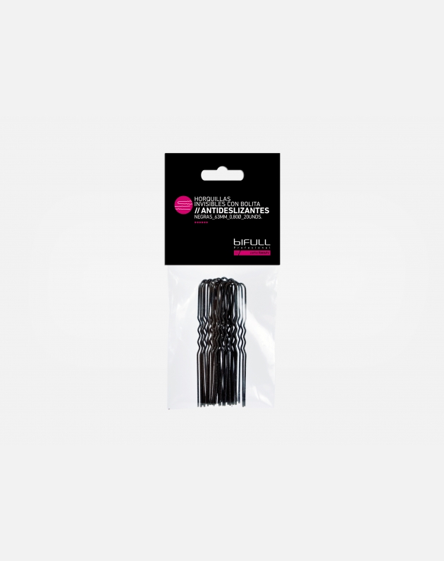 BIFULL FORCINE INVISIBILI ANTISCIVOLO IN SACCHETTO   LUNGHEZZA 63 MM 20 PZ