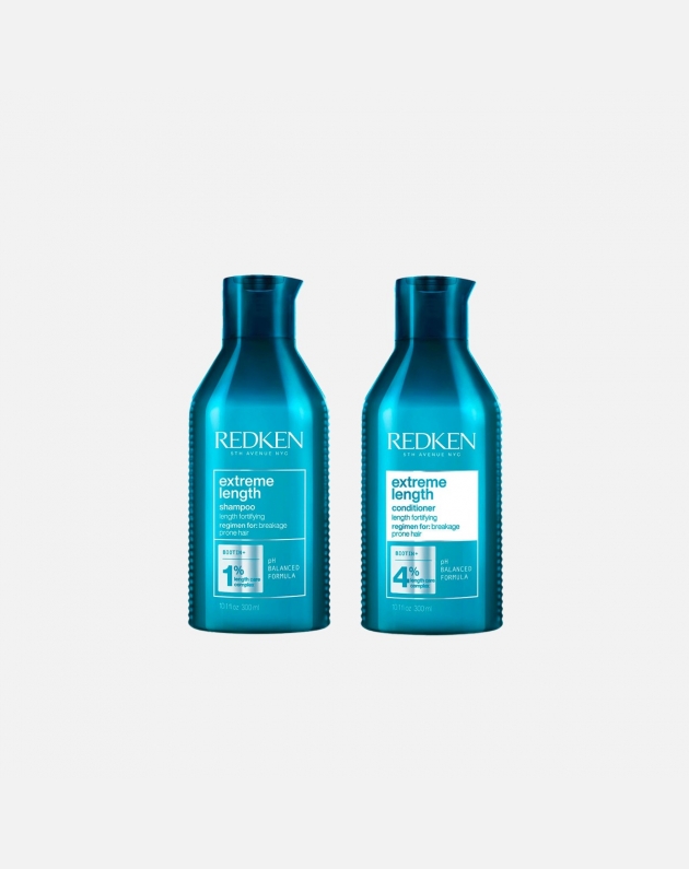 Kit Redken Extreme Length fortificante per capelli lunghi - shampoo + conditioner