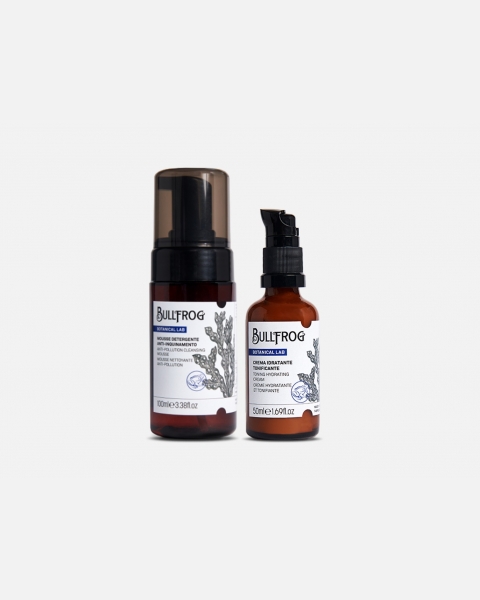 Kit Bullfrog Skincare Uomo con detergente e crema viso